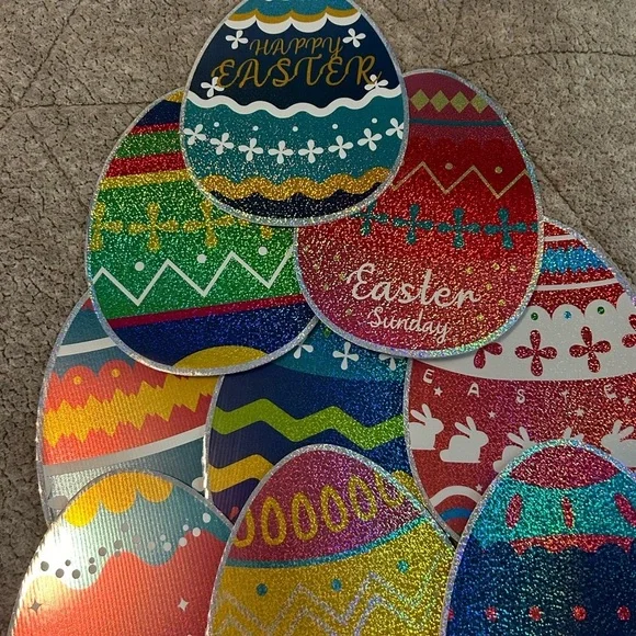 New Easter Egg Yard Decorations (12pk) - Picture 7 of 12